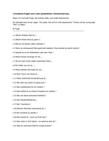 intime fragen