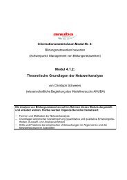 Modul 4.1.2: Theoretische Grundlagen der Netzwerkanalyse - Anuba