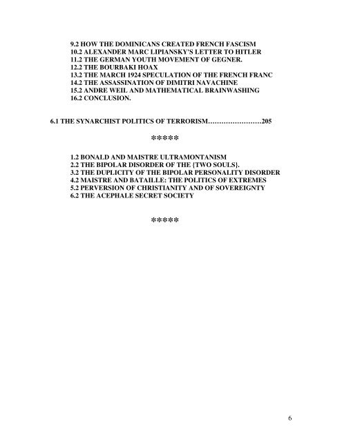 TABLE OF CONTENTS SYNARCHY MOVEMENT OF EMPIRE.pdf