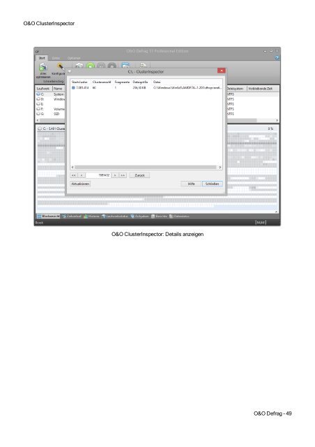 O&O Defrag 17 Handbuch - O&O Software