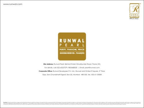 DISCOVER A PEARL OF LUXURIOUS LIFESTYLE. RUNWAL PEARL