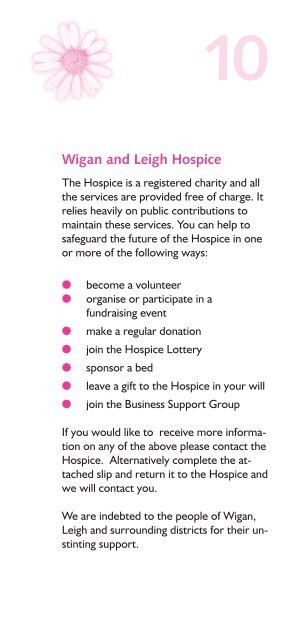 Day hospice - Wigan & Leigh Hospice