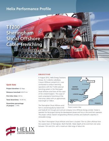 T1200 Sheringham Shoal Offshore Cable Trenching - Helix Energy ...