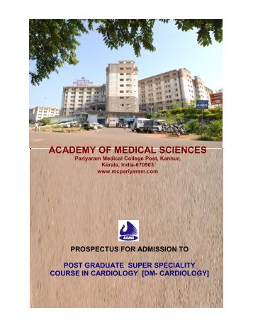 ACADEMY OF MEDICAL SCIENCES - Pariyaram medical College