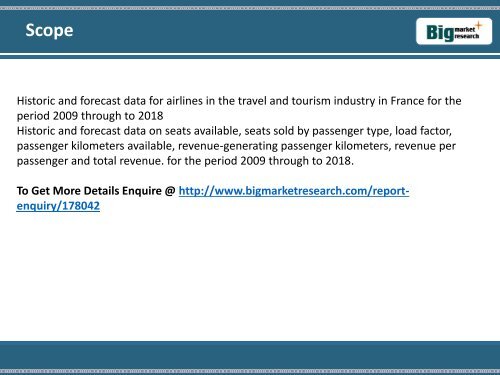 Airlines in France to 2018: Market Databook