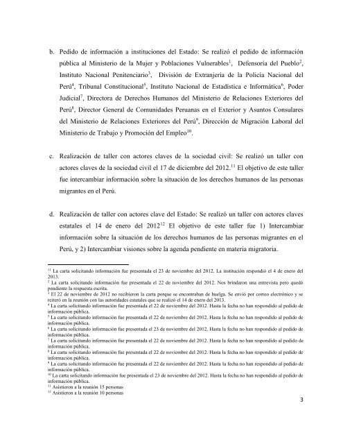 MIGRACIONES Y DERECHOS HUMANOS EN LA REGIÃN ANDINA ...