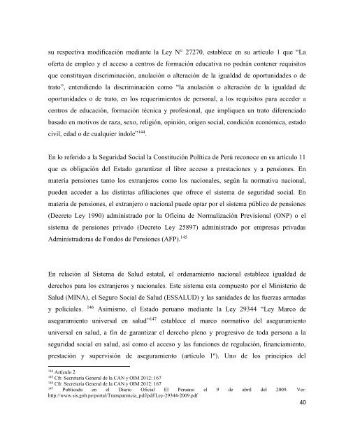 MIGRACIONES Y DERECHOS HUMANOS EN LA REGIÃN ANDINA ...