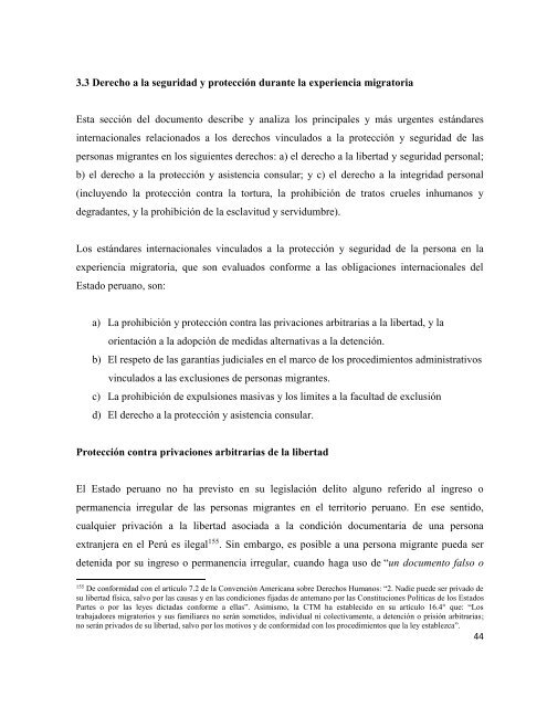 MIGRACIONES Y DERECHOS HUMANOS EN LA REGIÃN ANDINA ...