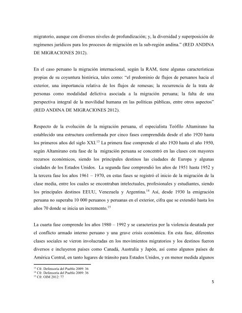 MIGRACIONES Y DERECHOS HUMANOS EN LA REGIÃN ANDINA ...