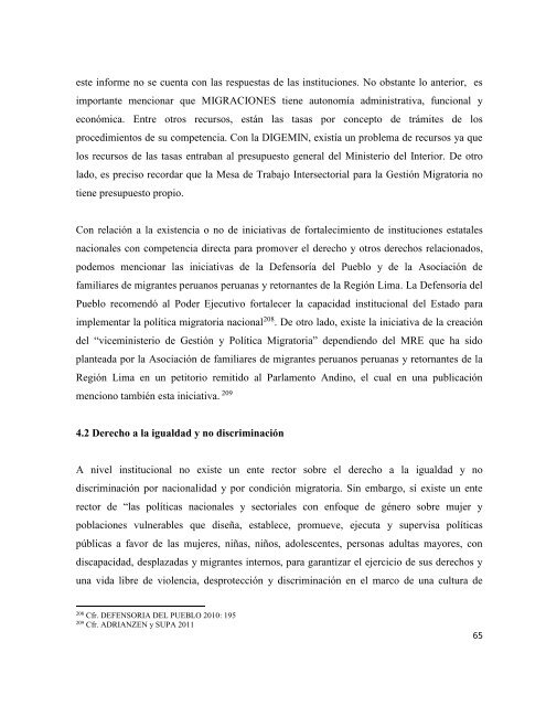 MIGRACIONES Y DERECHOS HUMANOS EN LA REGIÃN ANDINA ...