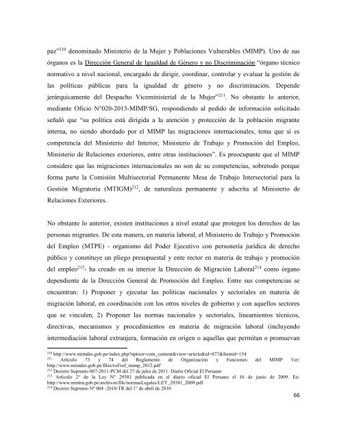 MIGRACIONES Y DERECHOS HUMANOS EN LA REGIÃN ANDINA ...