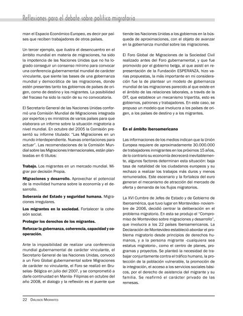 revista migrantes No. 1 copia - Observatorio de Migraciones