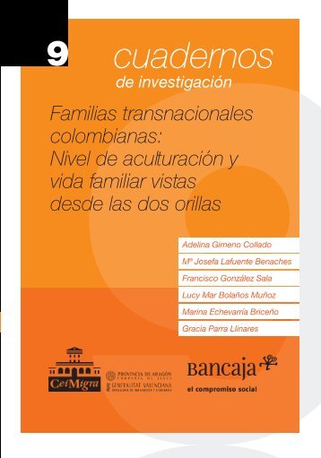 familias transnacionales colombianas - Observatorio de Migraciones