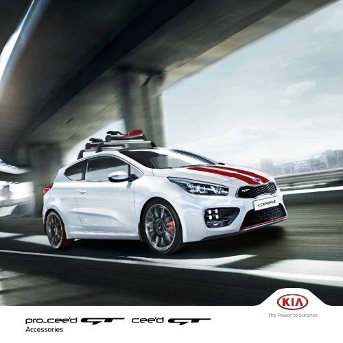 Kia pro-cee'd GT and cee'd GT Accessories