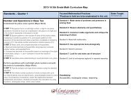 2013-14 5th Grade Math Curriculum Map Standards â Quarter 1 ...