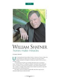 William Shatner - horses make miracles - Jewish National Fund