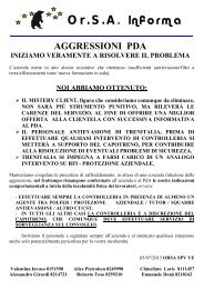 Or.S.A . Informa - Home Page - Or.SA Sindacato Personale Viaggiante