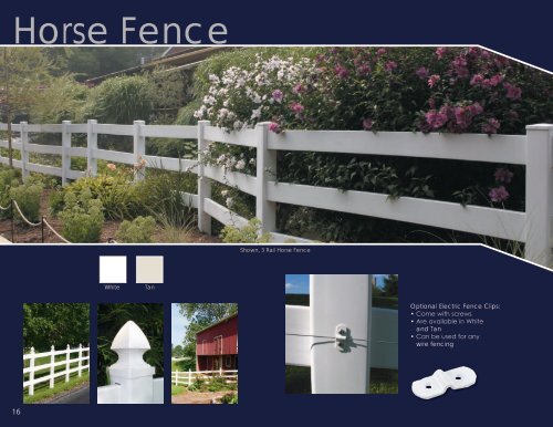 Fencing - Edgemoor Inc.