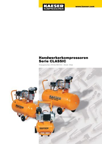 Handwerkerkompressoren Serie CLASSIC