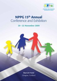 NPPG 15th Annual - Neonatal and Paediatric Pharmacists Group