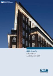 DIFA-Fonds Nr.1 - Halbjahresbericht zum 30 ... - Union Investment