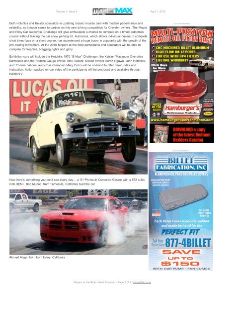 Print This Issue! - Mopar Max Magazine