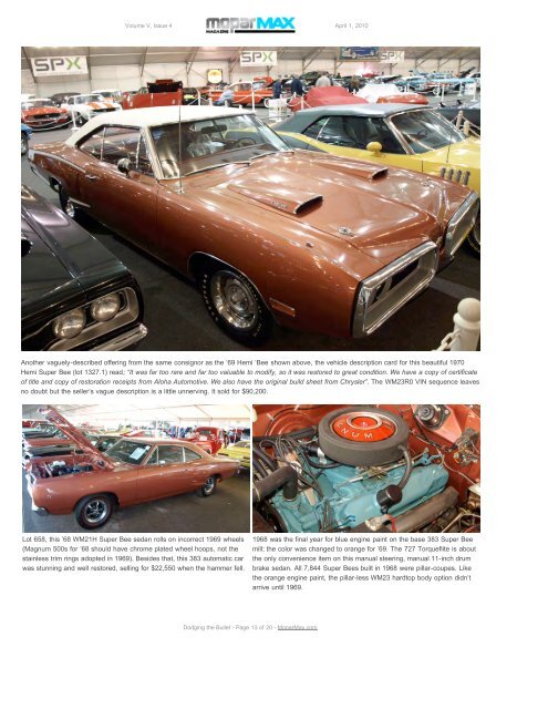 Print This Issue! - Mopar Max Magazine