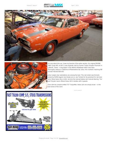 Print This Issue! - Mopar Max Magazine