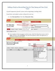 Adding a Punch or Reconciling Time for Time Stamp and Time ...