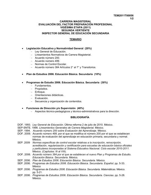 segunda vertiente i - DirecciÃ³n General de EvaluaciÃ³n de PolÃ­ticas