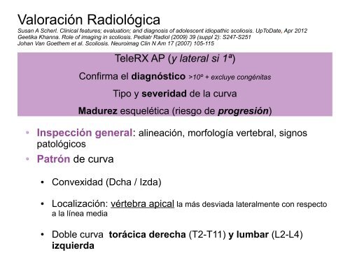 RehabilitaciÃ³n del aparato locomotor: Escoliosis