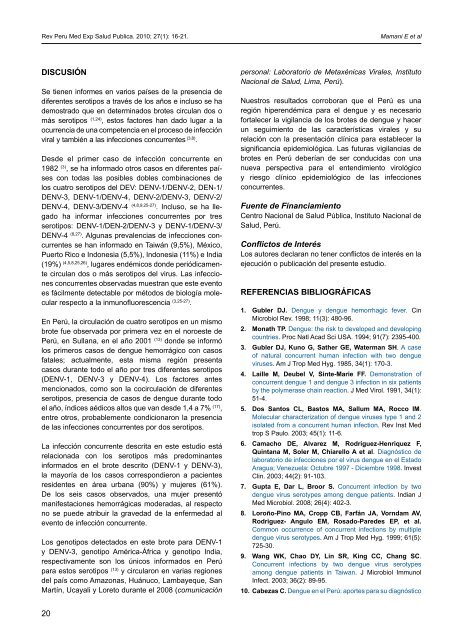 rEVISta PErUaNa dE MEdIcINa ExPErIMENtaL y SaLUd PÃbLIca ...