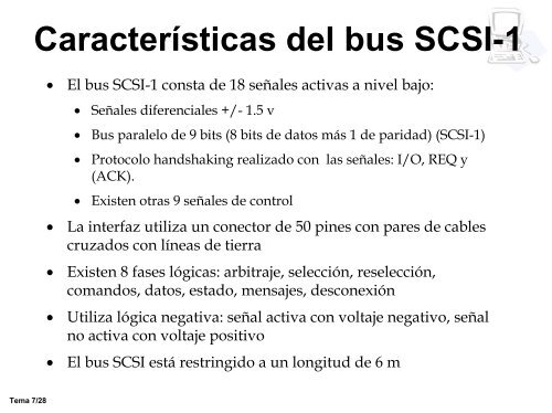 Tema 7. Interfaces con los Periféricos de Almacenamiento