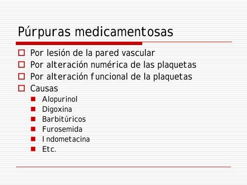 DIAGNOSTICO DIFERENCIAL DE LAS PURPURAS - AsociaciÃ³n ...