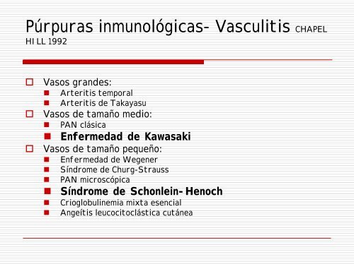 DIAGNOSTICO DIFERENCIAL DE LAS PURPURAS - AsociaciÃ³n ...