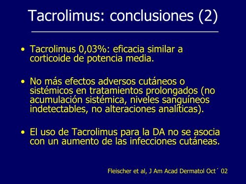 tacrolimus topico