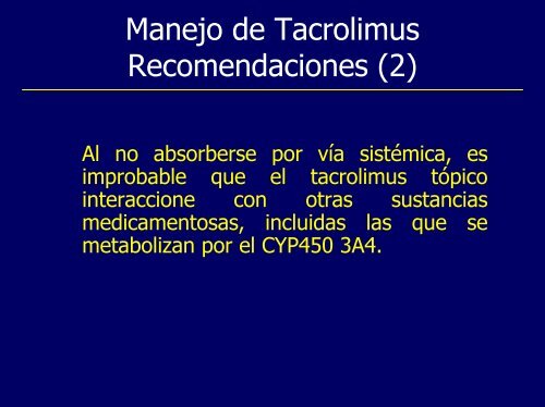 tacrolimus topico