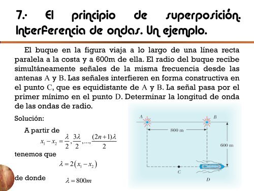 Material correspondiente al tema 6 "Movimiento ondulatorio y sonido"