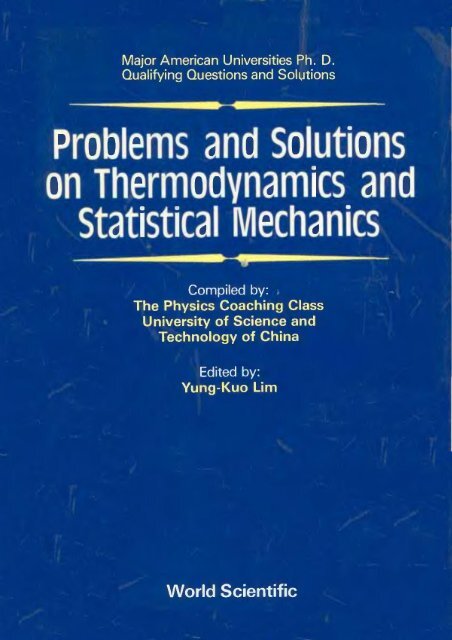 Problems and Solutions on Thermodynamics and Statistical ...