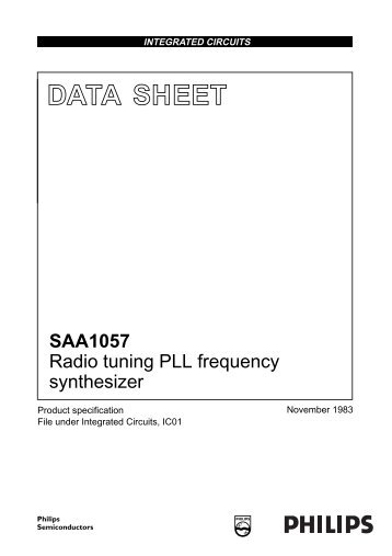 Radio tuning PLL frequency synthesizer