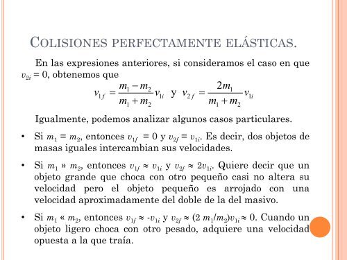 Tema 3: Conservación del momento lineal - Página personal de ...