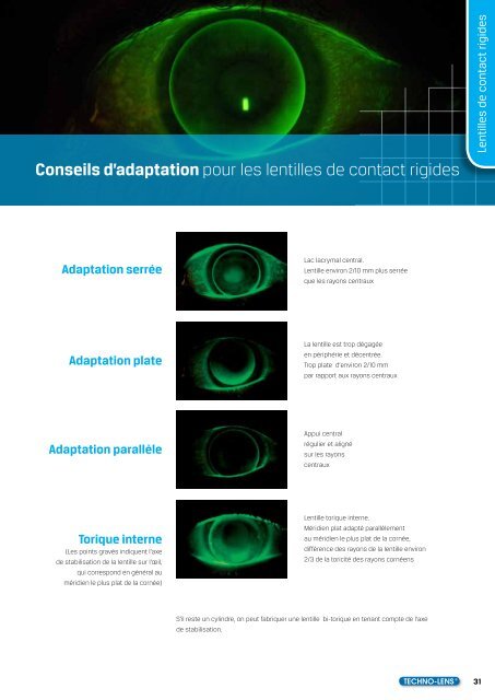 Catalogue lentilles de contact 2013-2014 - techno-lens sa