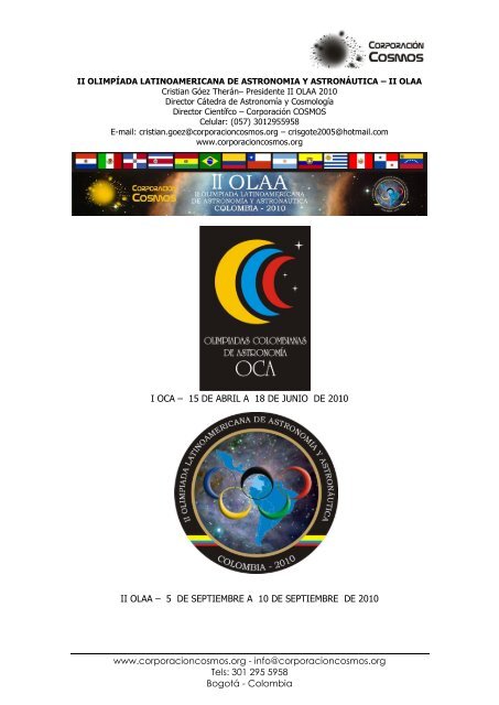 Comunicado Oficial II Olimpiada Latinoamericana de ... - Maloka