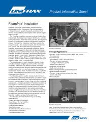 Product Information Sheet FoamfraxÂ® Insulation - Directories