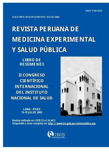 revista peruana de medicina experimental y salud pÃºblica - Instituto ...
