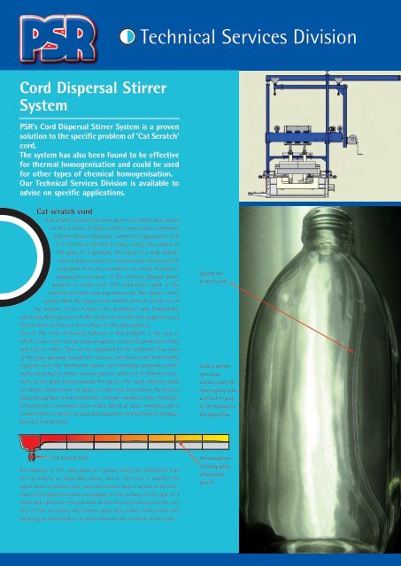 PSR Cord Dispersal - Parkinson-Spencer Refractories