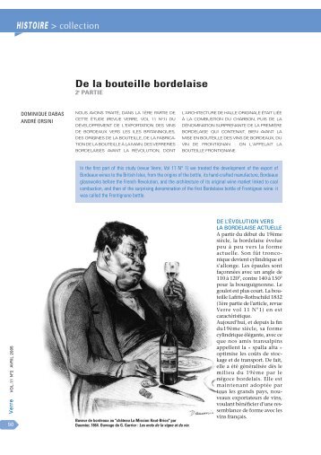 De la bouteille bordelaise - 2ème partie - Verre online