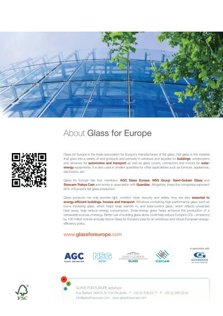 Europe's flat glass industry in a competitive low ... - Glass for Europe