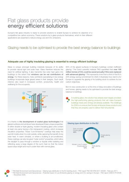 Europe's flat glass industry in a competitive low ... - Glass for Europe