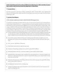 Policy framed based on Prevention of Money Laundering Act, 2002 ...